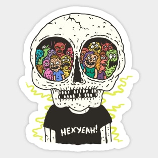 Skull Sticker